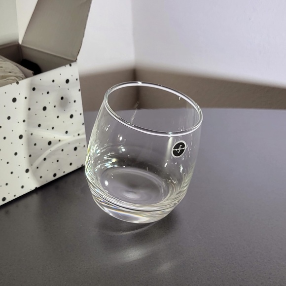 Rocking Whiskey Tumbler Glasses 6.75 oz, Set of 2, Sagaform Swedish design - Picture 3 of 7